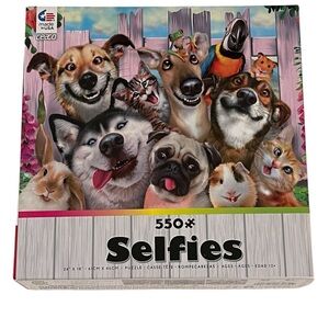 Ceaco Dog “Selfies” 550 Piece Puzzle Large Pieces Complete